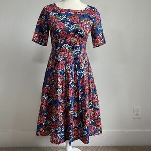 ModCloth Fit & Flare floral dress XL